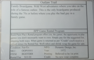 OOP Games Information Tag Example