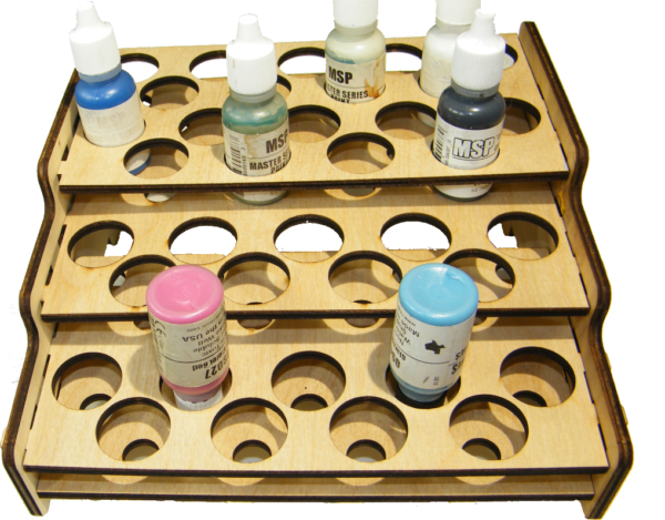 Dropper Bottle Flip Rack - Reaper / Army Painter / etc. 25mm Holes - Image 2